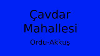 Çavdar Mahallesi Thumbnail