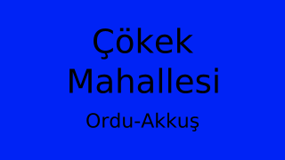 Çökek Mahallesi Thumbnail