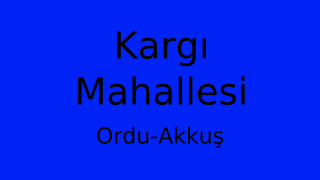 Kargı Mahallesi Thumbnail