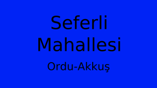 Seferli Mahallesi Thumbnail