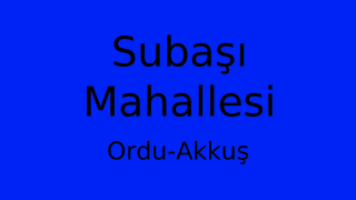 Subaşı Mahallesi Thumbnail