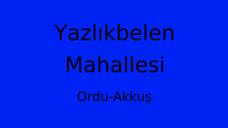 Yazlıkbelen Mahallesi Thumbnail