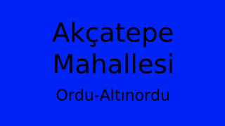 Akçatepe Mahallesi Thumbnail