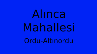 Alınca Mahallesi Thumbnail