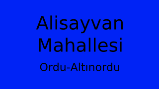 Alisayvan Mahallesi Thumbnail