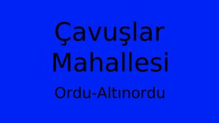 Çavuşlar Mahallesi Thumbnail