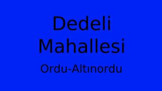Dedeli Mahallesi Thumbnail