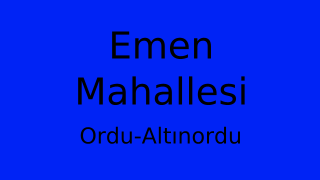 Emen Mahallesi Thumbnail