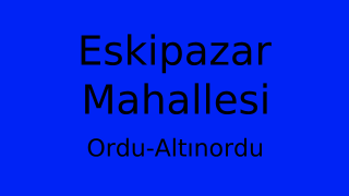 Eskipazar Mahallesi Thumbnail