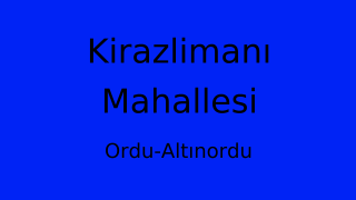 Kirazlimanı Mahallesi Thumbnail