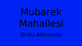 Mubarek Mahallesi Thumbnail