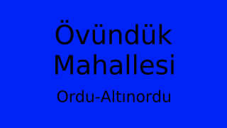 Övündük Mahallesi Thumbnail