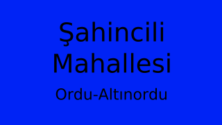 Şahincili Mahallesi Thumbnail