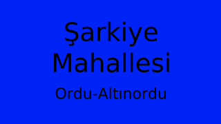 Şarkiye Mahallesi Thumbnail