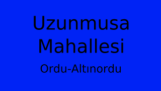 Uzunmusa Mahallesi Thumbnail