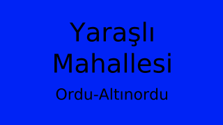 Yaraşlı Mahallesi Thumbnail