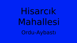 Hisarcık Mahallesi Thumbnail