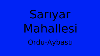 Sarıyar Mahallesi Thumbnail