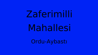 Zaferimilli Mahallesi Thumbnail