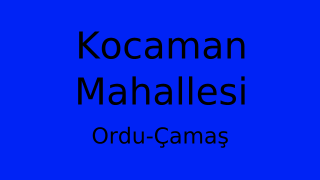 Kocaman Mahallesi Thumbnail