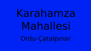 Karahamza Mahallesi Thumbnail