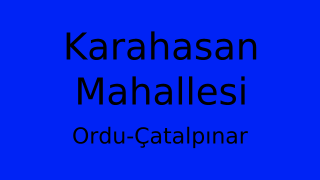 Karahasan Mahallesi Thumbnail
