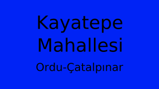 Kayatepe Mahallesi Thumbnail