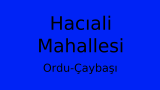 Hacıali Mahallesi Thumbnail