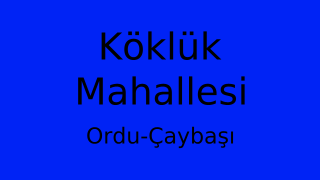 Köklük Mahallesi Thumbnail