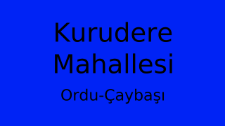 Kurudere Mahallesi Thumbnail