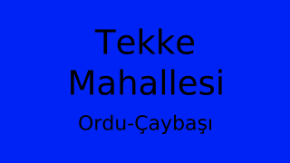 Tekke Mahallesi Thumbnail