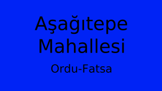 Aşağıtepe Mahallesi Thumbnail