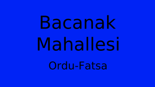 Bacanak Mahallesi Thumbnail