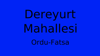 Dereyurt Mahallesi Thumbnail