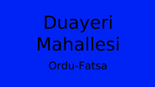 Duayeri Mahallesi Thumbnail