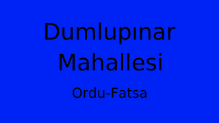 Dumlupınar Mahallesi Thumbnail