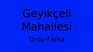 Geyikçeli Mahallesi Thumbnail