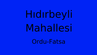 Hıdırbeyli Mahallesi Thumbnail