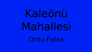 Kaleönü Mahallesi Thumbnail