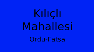 Kılıçlı Mahallesi Thumbnail