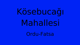 Kösebucağı Mahallesi Thumbnail