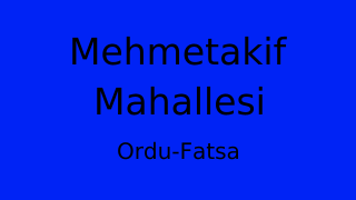 Mehmetakif Mahallesi Thumbnail