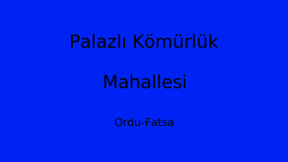 Palazlı Kömürlük Mahallesi Thumbnail