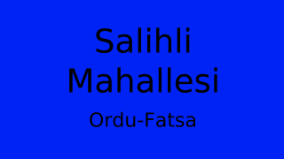 Salihli Mahallesi Thumbnail