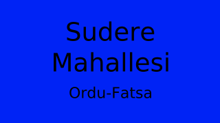 Sudere Mahallesi Thumbnail