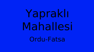 Yapraklı Mahallesi Thumbnail