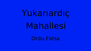 Yukarıardıç Mahallesi Thumbnail