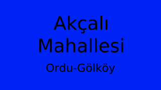 Akçalı Mahallesi Thumbnail