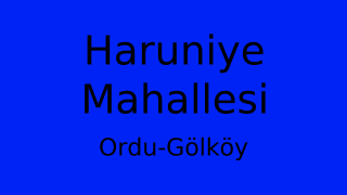 Haruniye Mahallesi Thumbnail