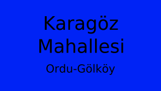 Karagöz Mahallesi Thumbnail